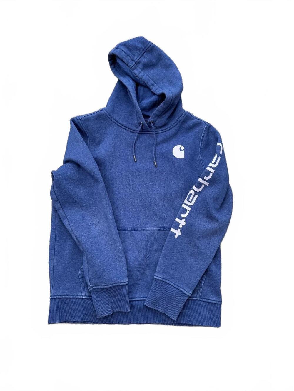 Carhartt Clarksburg Graphic Sleeve Hoodie - Blue(0173)